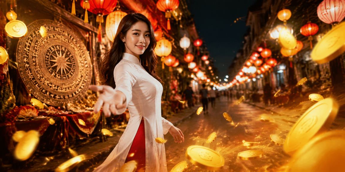 Chợ đêm Hà Nội nhộn nhịp về đêm nơi người dân kết hợp mua sắm và theo dõi kết quả xổ số trực tuyến